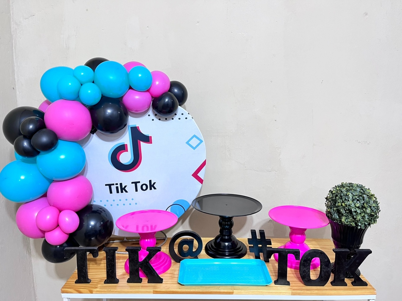 Tik Tok - Mini Festa - Kit Festejar - PEGUE E MONTE CATALAGO VEM FESTEJAR PALMAS