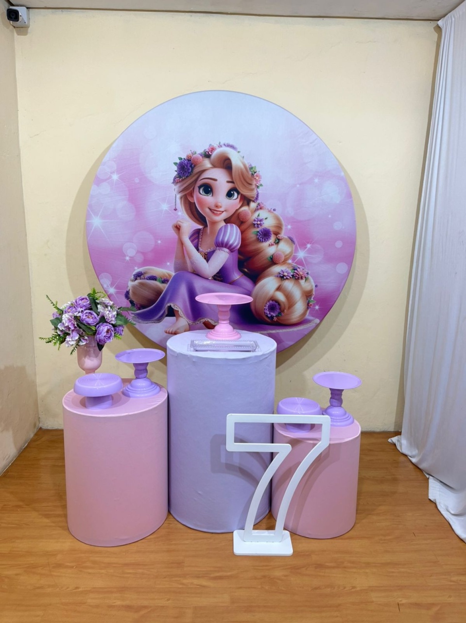 Rapunzel - Festa Completa - Kit Festejar + Numero Mdf - PEGUE E MONTE CATALAGO VEM FESTEJAR PALMAS