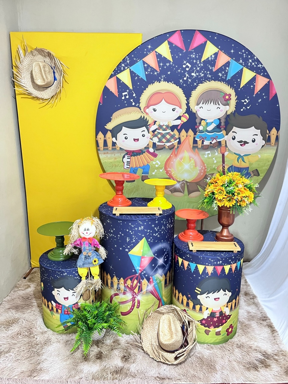 Junino Kit 2 - Festa Completa -  Kit Comemore - PEGUE E MONTE CATALAGO VEM FESTEJAR PALMAS