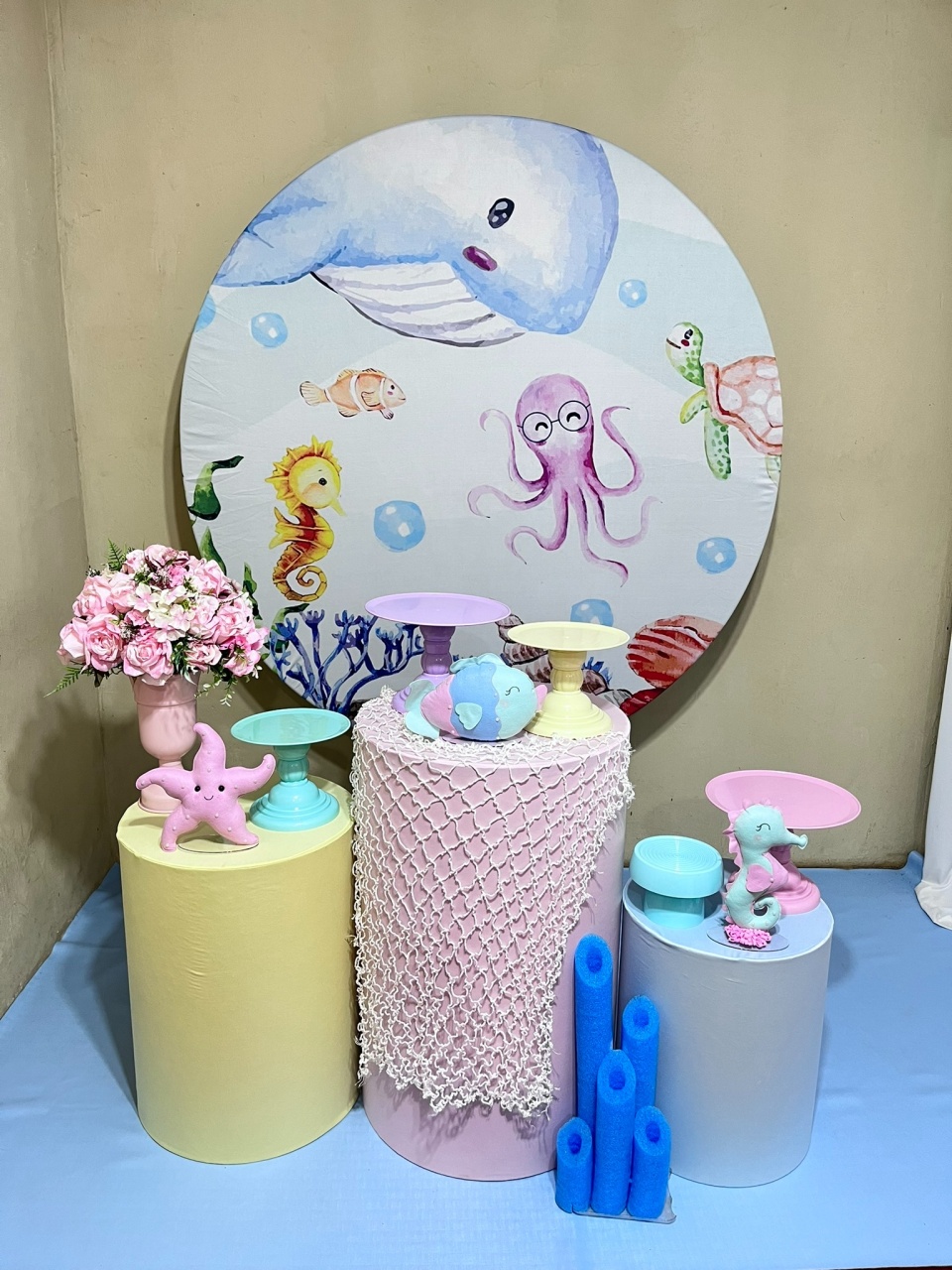 Fundo Do Mar Menina - Kit Festejar - PEGUE E MONTE CATALAGO VEM FESTEJAR PALMAS