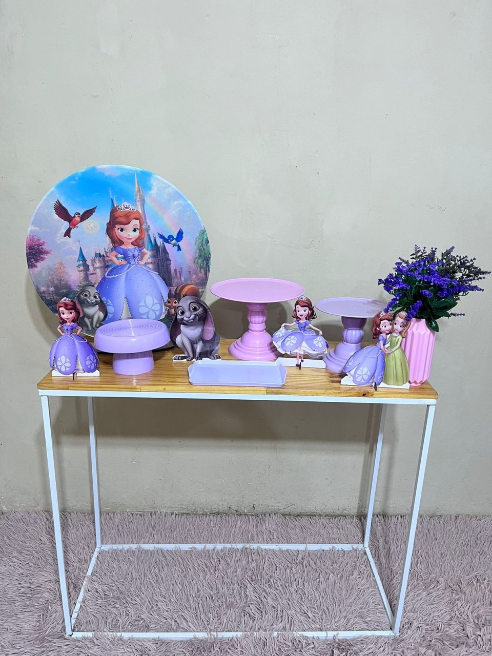 Princesa Sofia - Mini Festa - Comemore - Com Balões - PEGUE E MONTE CATALAGO VEM FESTEJAR PALMAS