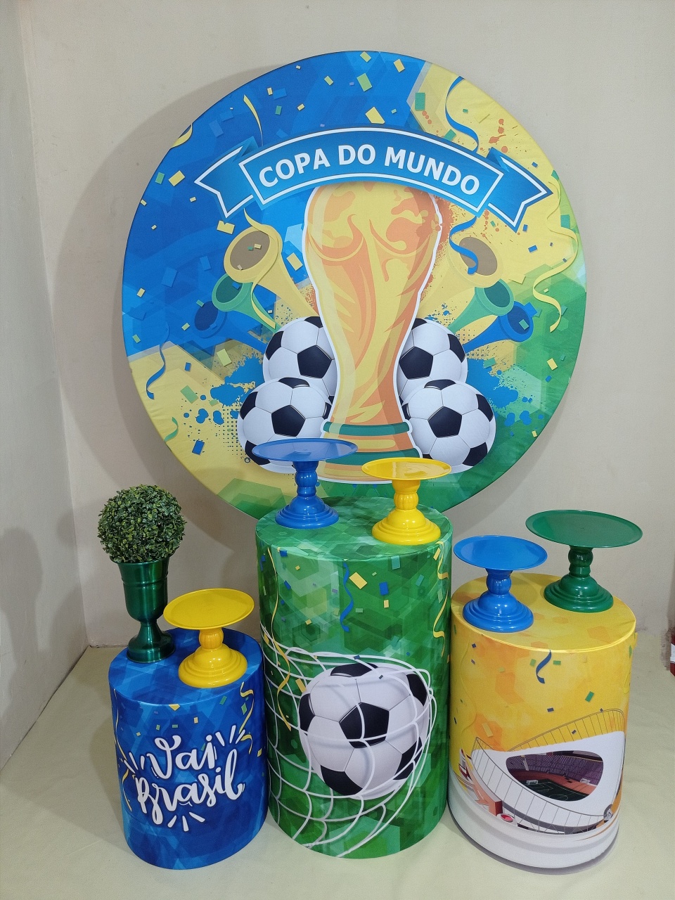Copa Do Mundo Futebol  - Festa Completa - Kit Festejar - PEGUE E MONTE CATALAGO VEM FESTEJAR PALMAS