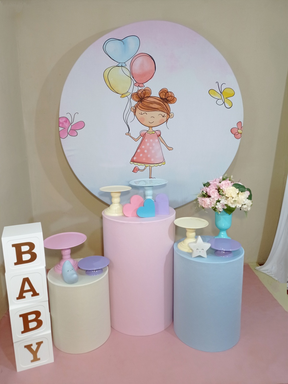 Menina - Balão - Festa Completa - Kit Festejar   - PEGUE E MONTE CATALAGO VEM FESTEJAR PALMAS