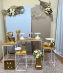 Chá de Cozinha Ou Casa Nova (Bege - Branco) - Festa Completa - Kit Comemore - imagem 1