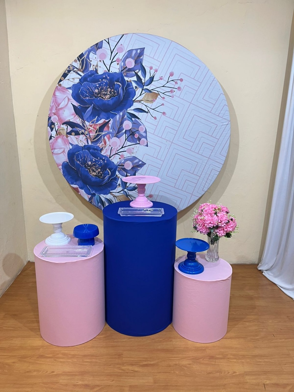 Floral Azul Delicado - Festa Completa  - Festejar  - PEGUE E MONTE CATALAGO VEM FESTEJAR PALMAS