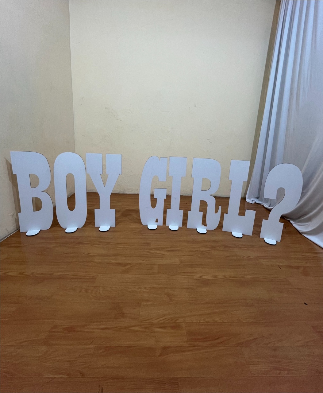 Girl Boy Letras Em Mdf - Chá de Bebê Ou Revelação - PEGUE E MONTE CATALAGO VEM FESTEJAR PALMAS