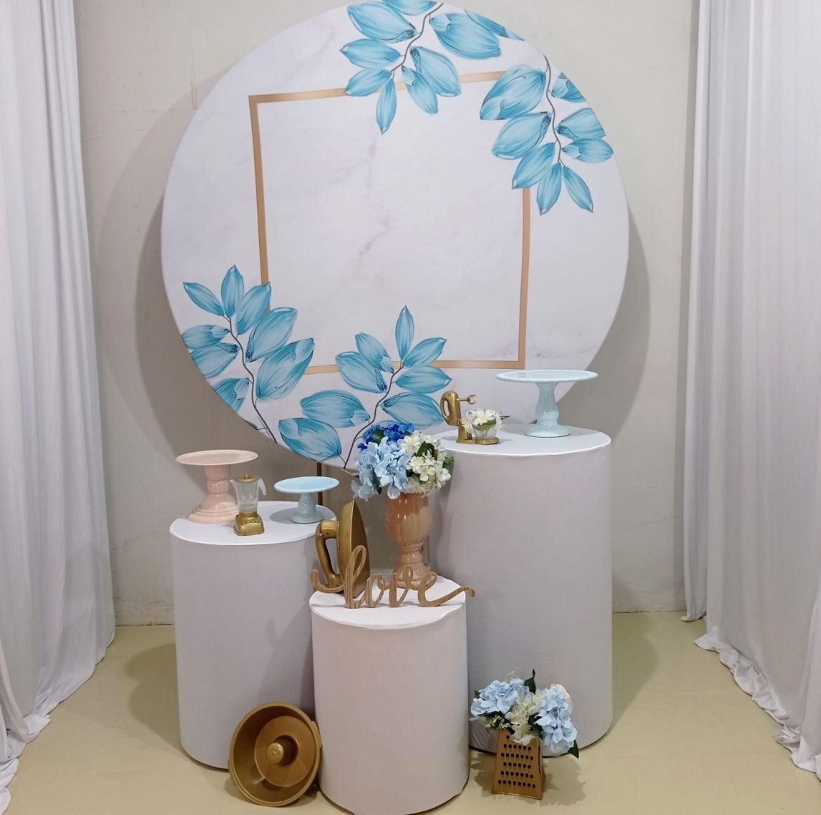 Chá de Cozinha Ou Casa Nova - Floral Turquesa - Festa Completa  - PEGUE E MONTE CATALAGO VEM FESTEJAR PALMAS