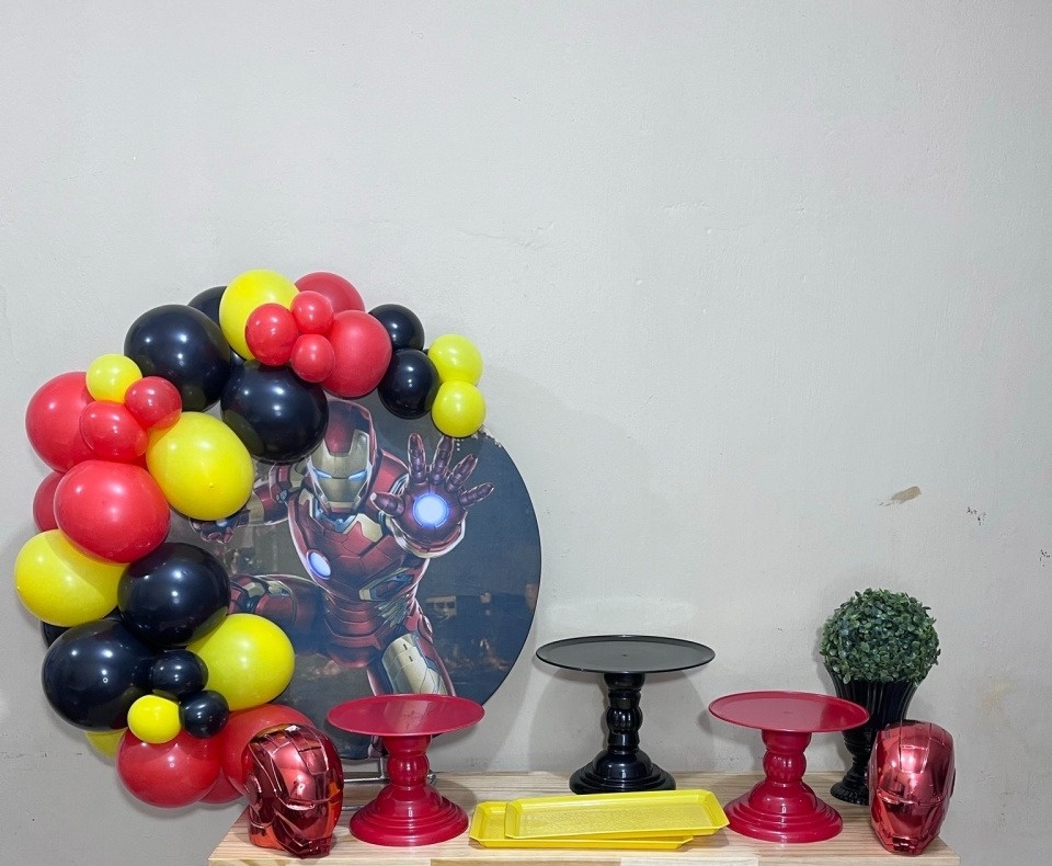 Homem de Ferro - Mini Festa - Kit Festejar - PEGUE E MONTE CATALAGO VEM FESTEJAR PALMAS