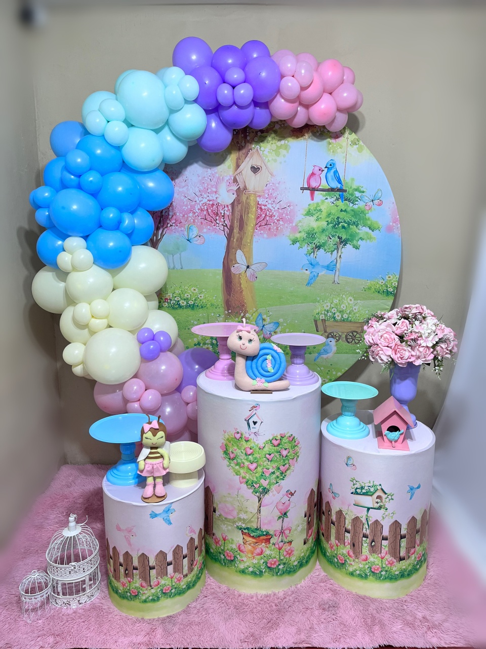 Jardim Encantado - Festa Completa - Kit Festejar (Com Balões) - PEGUE E MONTE CATALAGO VEM FESTEJAR PALMAS