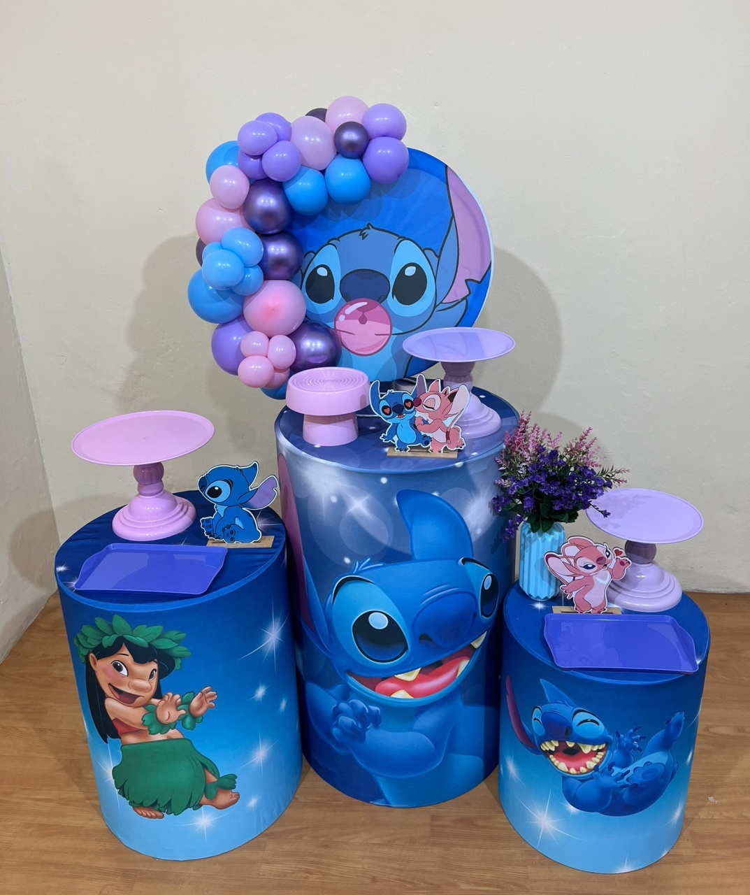 Stitch   - Mini Festa - Kit Festão - PEGUE E MONTE CATALAGO VEM FESTEJAR PALMAS