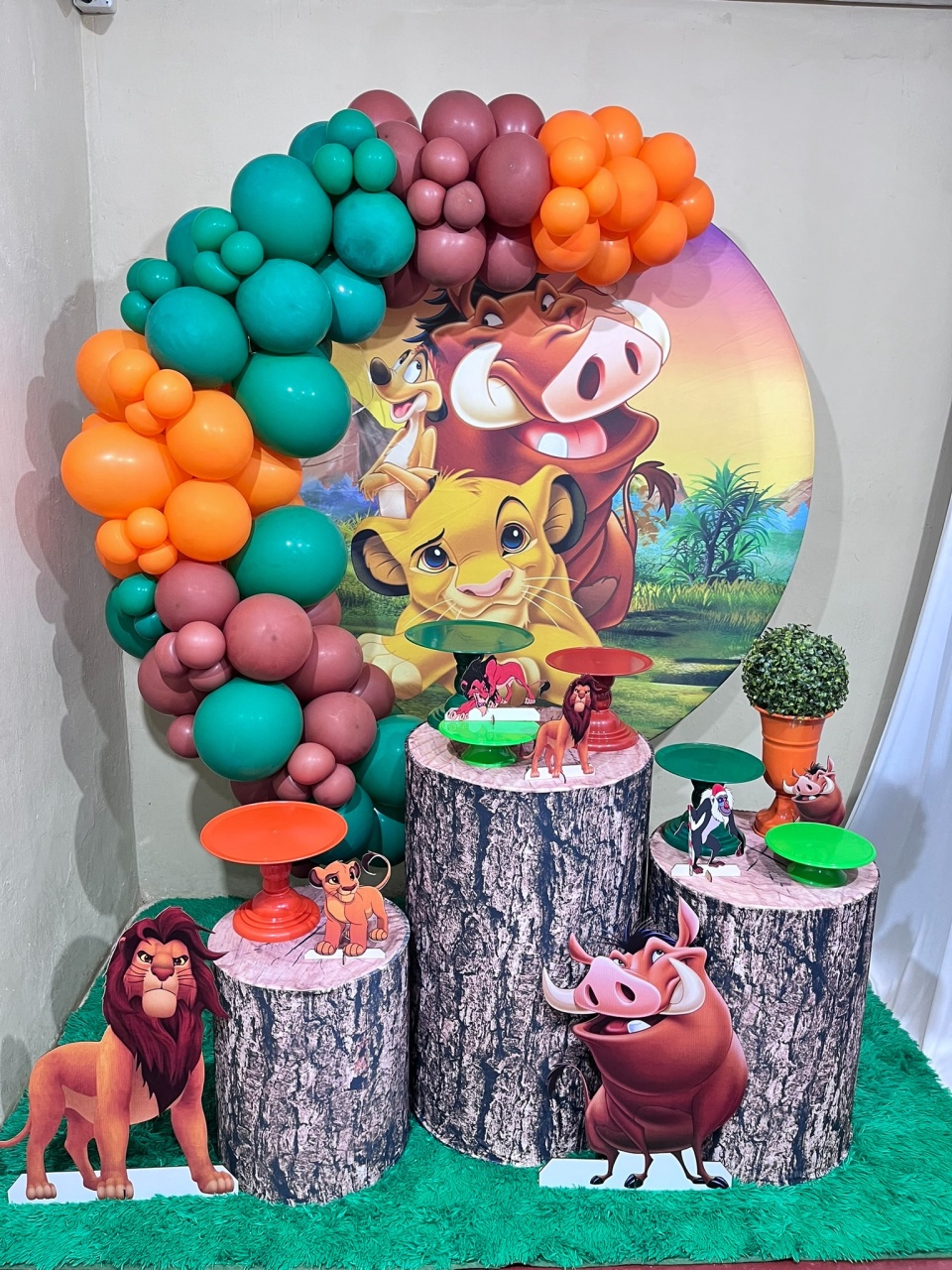 Rei Leão - Completo - Kit Festejar Com Balões - PEGUE E MONTE CATALAGO VEM FESTEJAR PALMAS