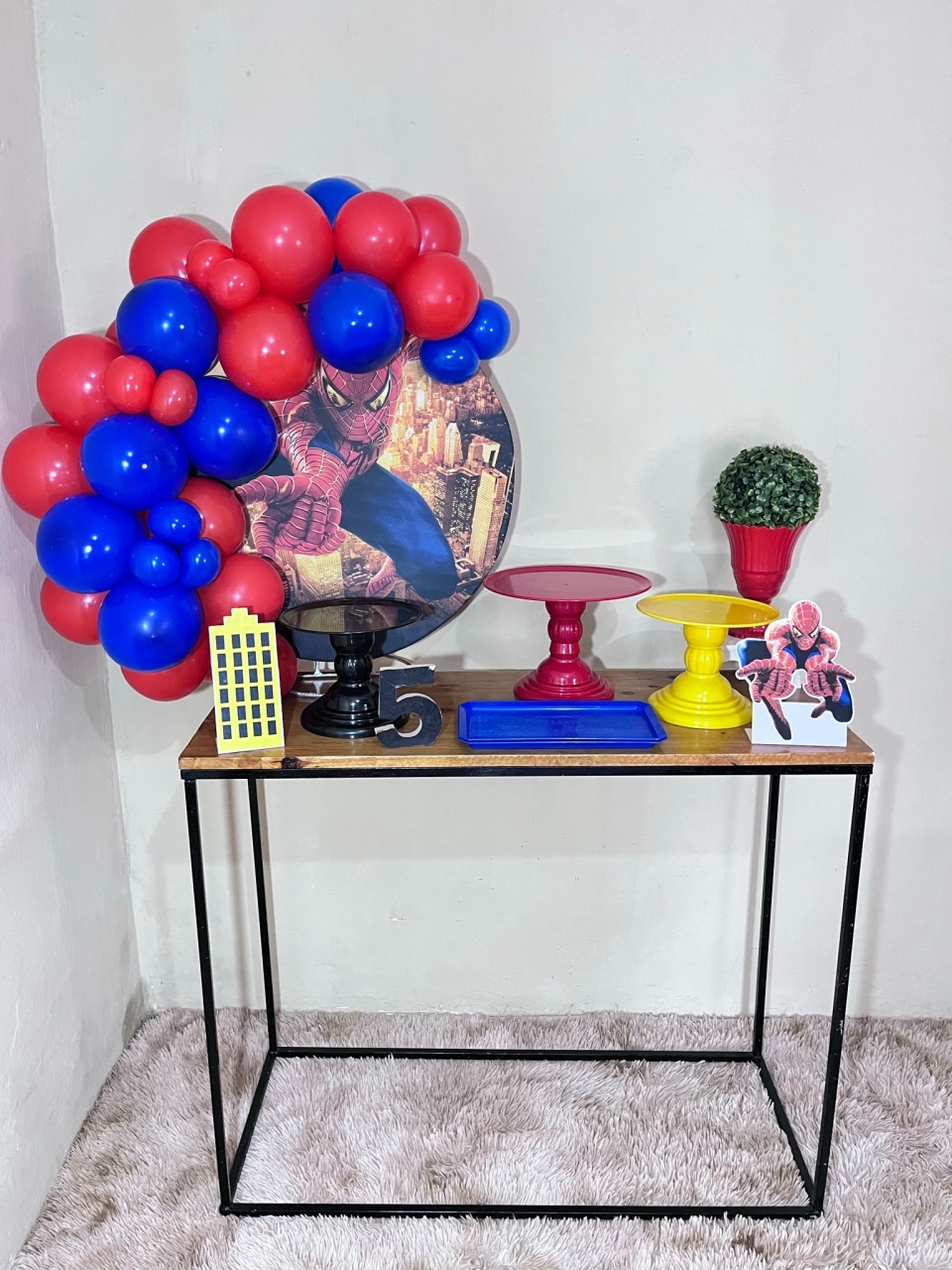 Homem Aranha - Mini Festa - Kit Comemore  - PEGUE E MONTE CATALAGO VEM FESTEJAR PALMAS