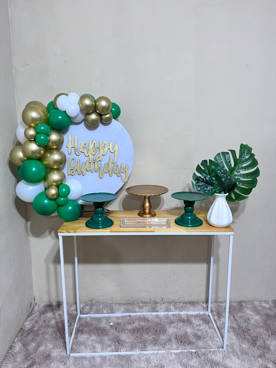 Happy Birthday Verde - Kit Comemore  - PEGUE E MONTE CATALAGO VEM FESTEJAR PALMAS