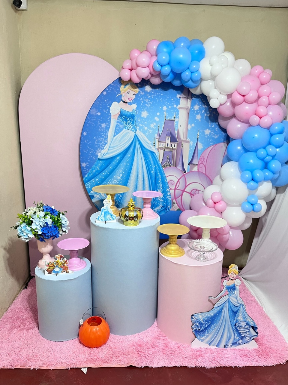 Princesa Cinderela  - Festa Completa - Kit Comemore 1 (Sem Balões) - PEGUE E MONTE CATALAGO VEM FESTEJAR PALMAS