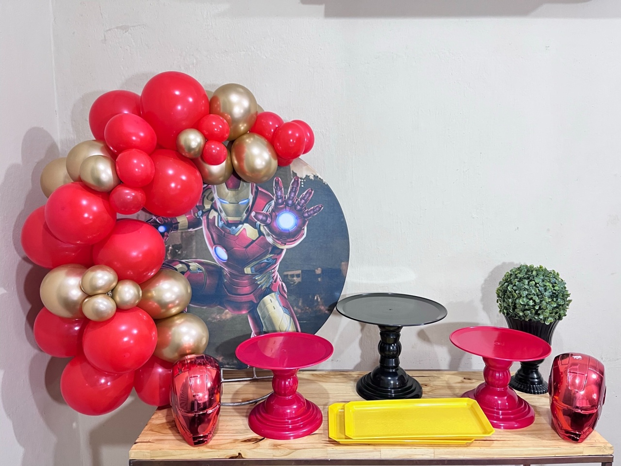 Homem de Ferro - Mini Festa - Kit Festejar - PEGUE E MONTE CATALAGO VEM FESTEJAR PALMAS