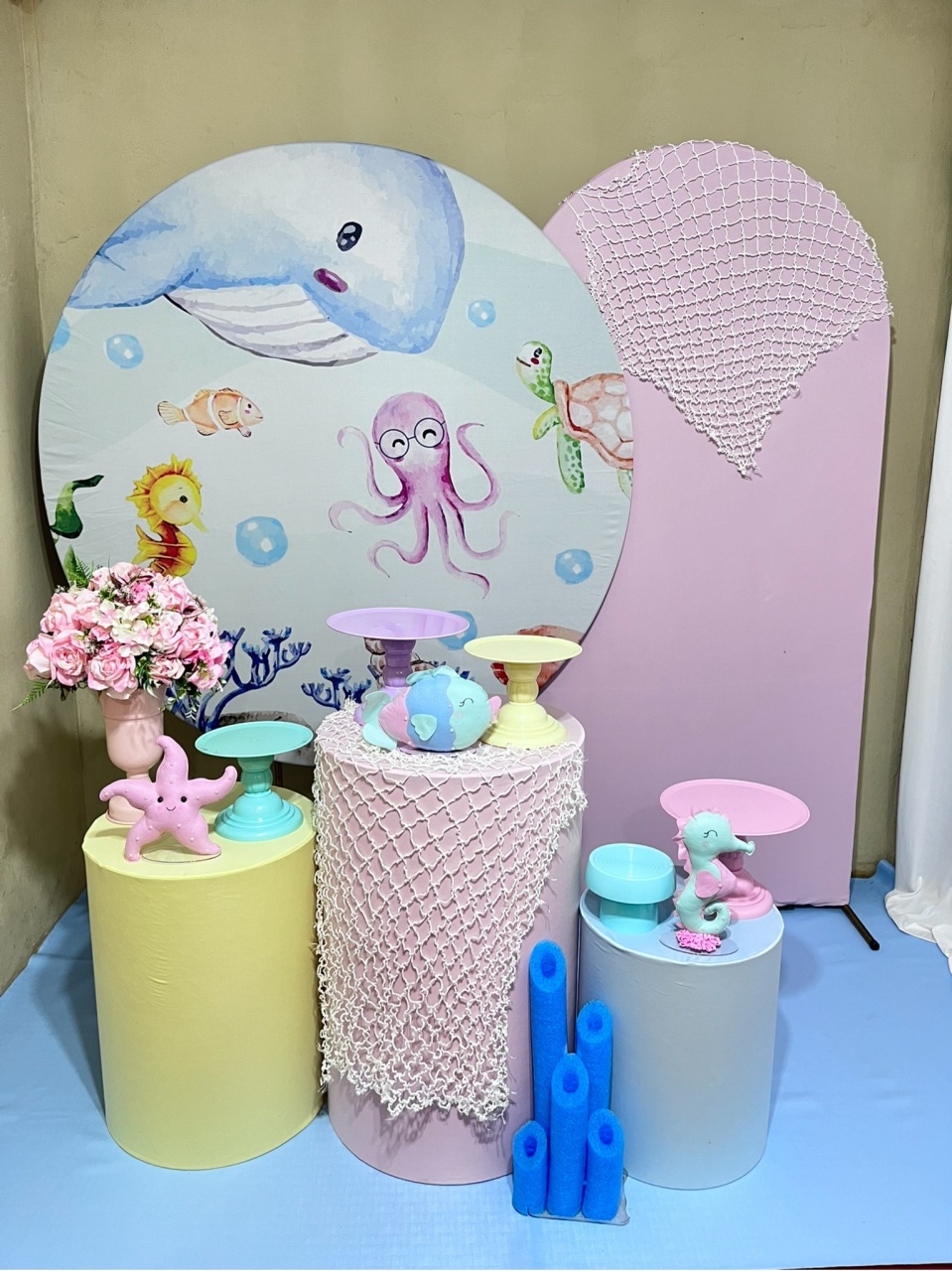 Fundo Do Mar Menina - Kit Comemore - PEGUE E MONTE CATALAGO VEM FESTEJAR PALMAS