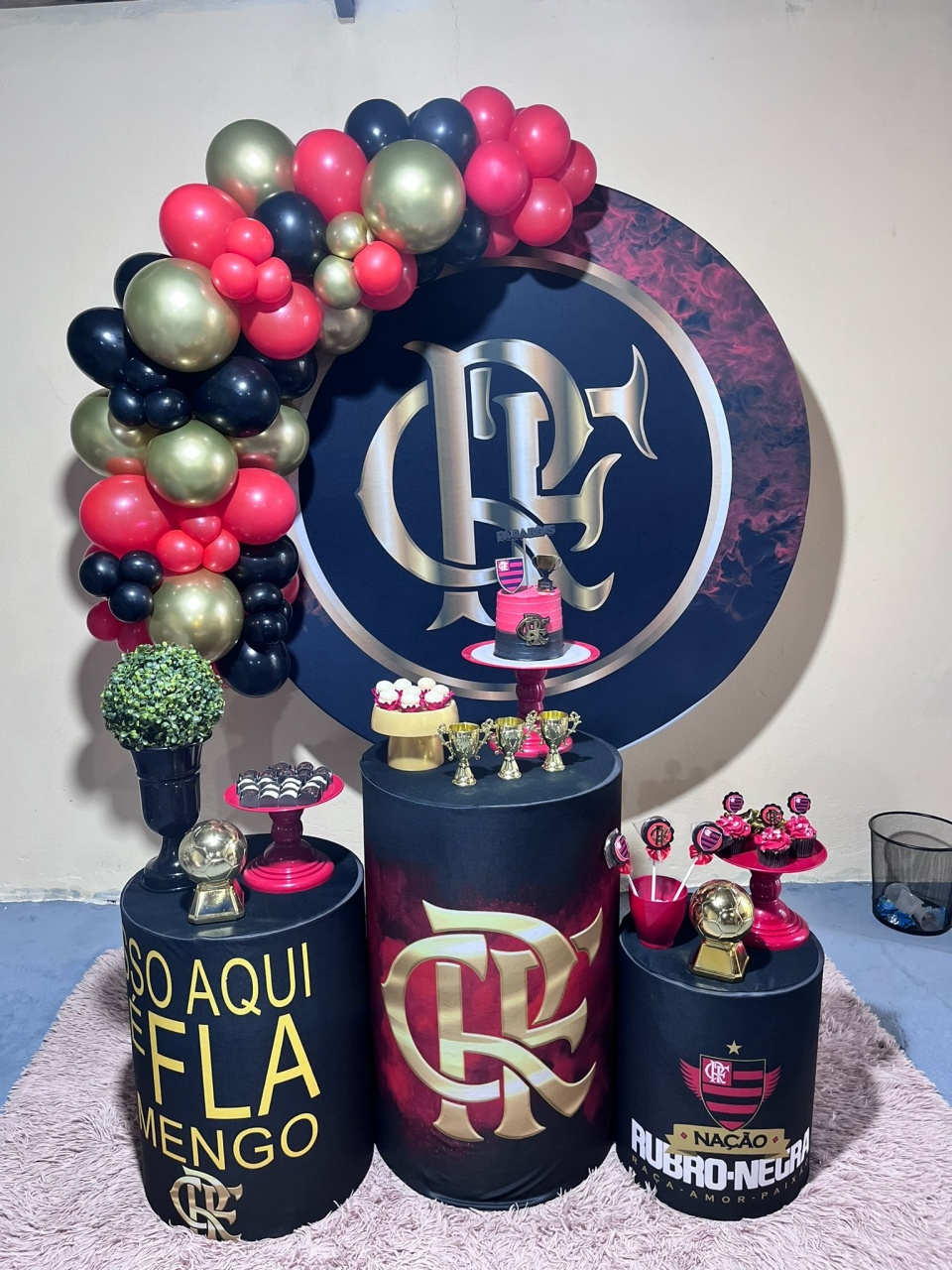Flamengo - Festa Completa - Kit Festejar - Com Balão - PEGUE E MONTE CATALAGO VEM FESTEJAR PALMAS