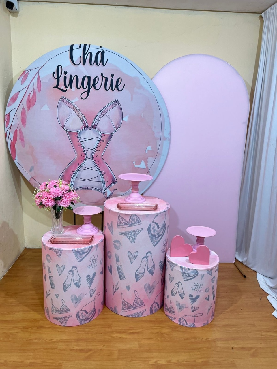 Cha de Lingerie - Festa Completa - Kit Comemore - PEGUE E MONTE CATALAGO VEM FESTEJAR PALMAS