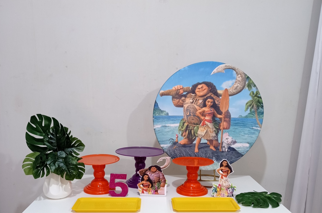 Moana Juvenil - Mini Kit Parabéns - PEGUE E MONTE CATALAGO VEM FESTEJAR PALMAS