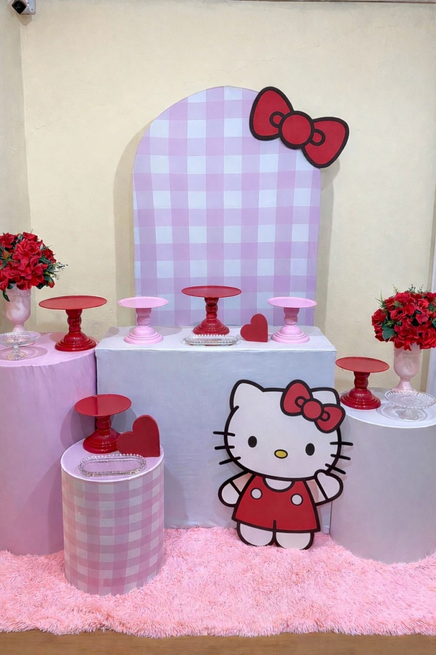 Hello Kitty  - Festa Completa - Kit Comemore - PEGUE E MONTE CATALAGO VEM FESTEJAR PALMAS