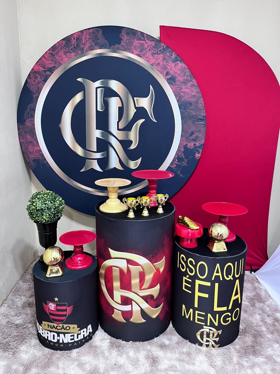 Flamengo - Festa Completa - Kit Comemore - PEGUE E MONTE CATALAGO VEM FESTEJAR PALMAS