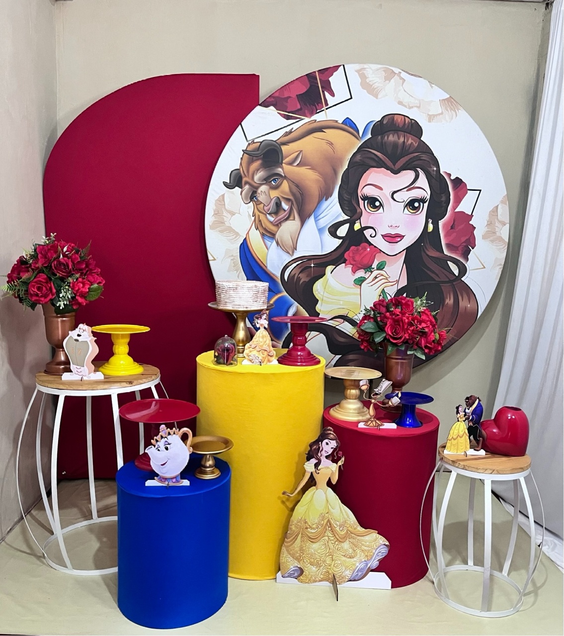 Princesa Bela E A Fera - Festa Completa - Kit Festão - PEGUE E MONTE CATALAGO VEM FESTEJAR PALMAS