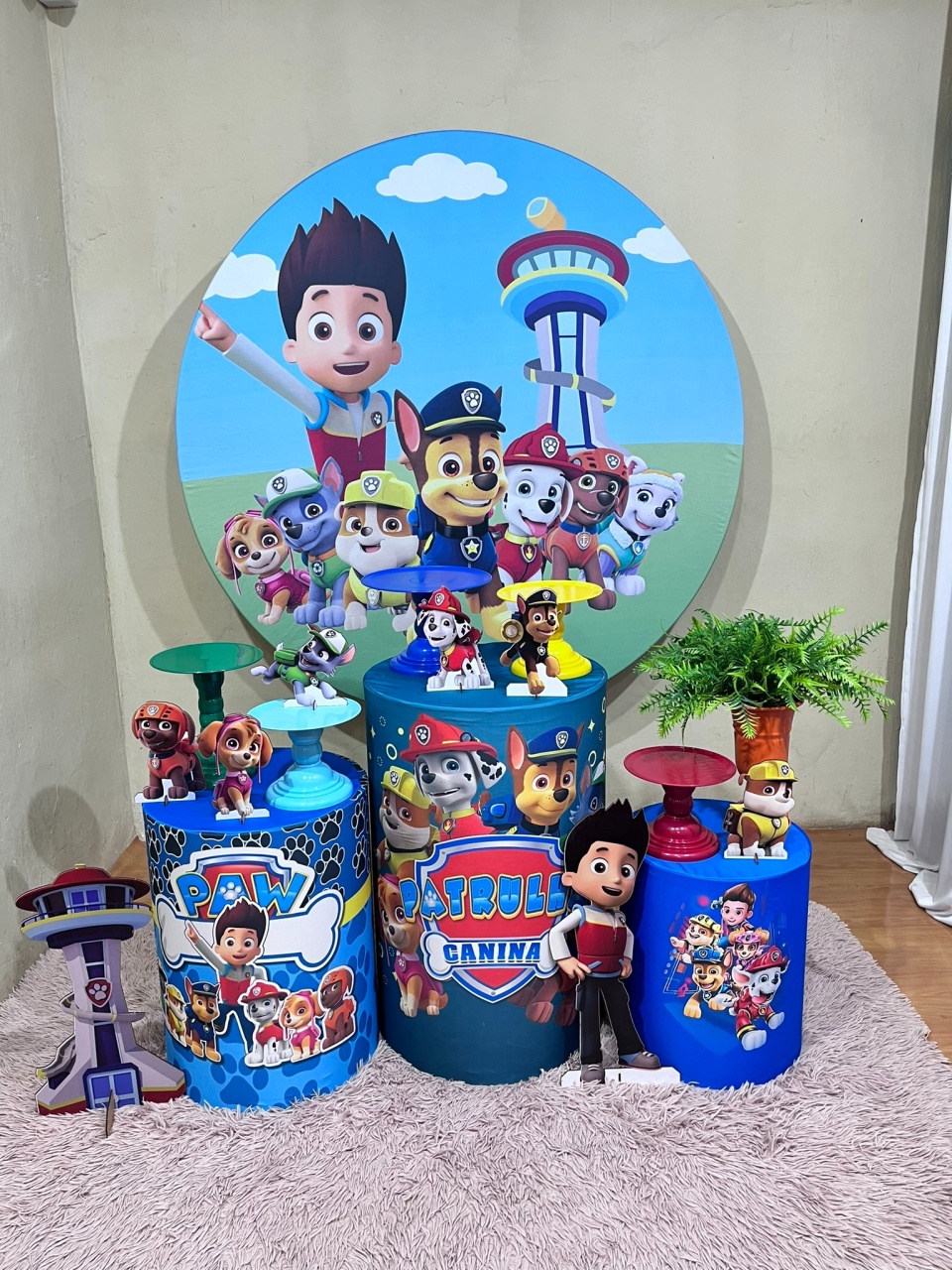 Patrulha Canina - Completa - Kit Festejar  - PEGUE E MONTE CATALAGO VEM FESTEJAR PALMAS