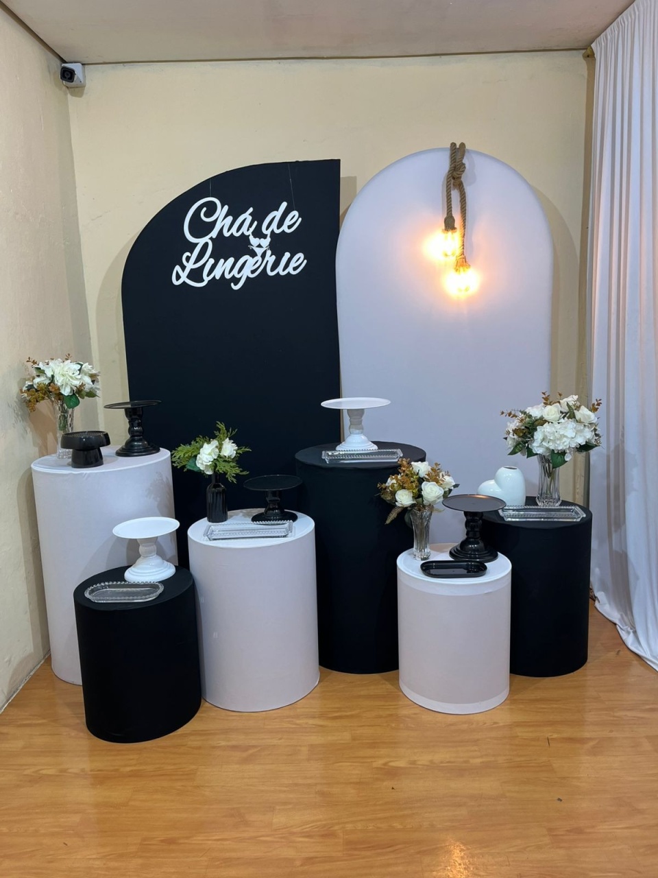 Cha de Lingerie Preto E Branco - Festa Completa - Kit Comemore  - PEGUE E MONTE CATALAGO VEM FESTEJAR PALMAS