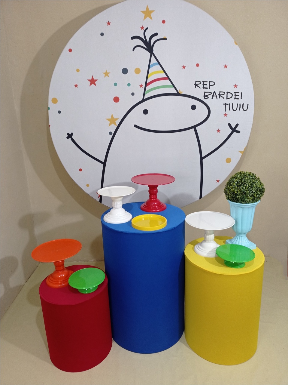 Flork - Festa Completa - Kit Festejar - PEGUE E MONTE CATALAGO VEM FESTEJAR PALMAS