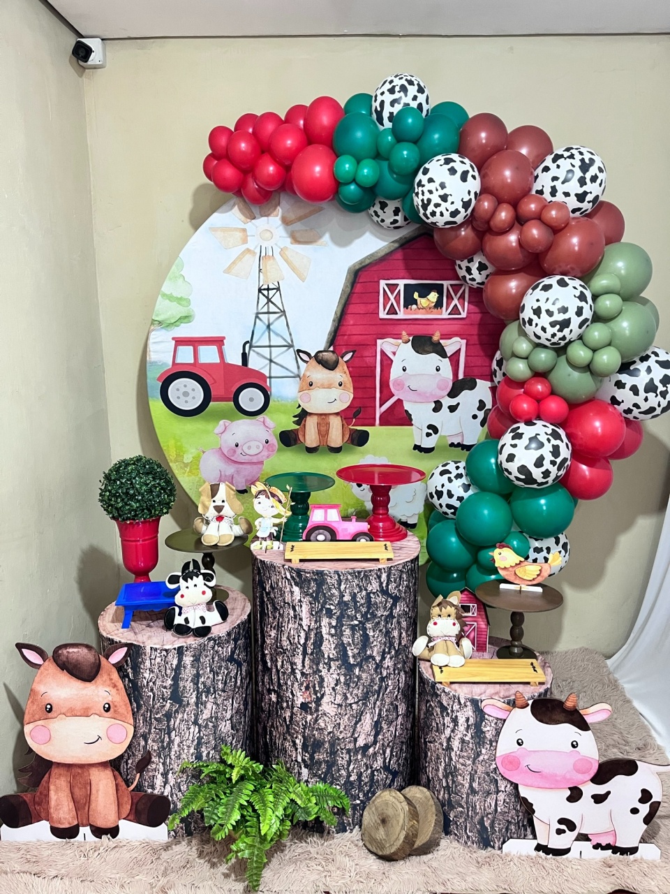 Fazendinha Menino - Festa Completa - Kit Festejar  - (Sem Balões) - PEGUE E MONTE CATALAGO VEM FESTEJAR PALMAS