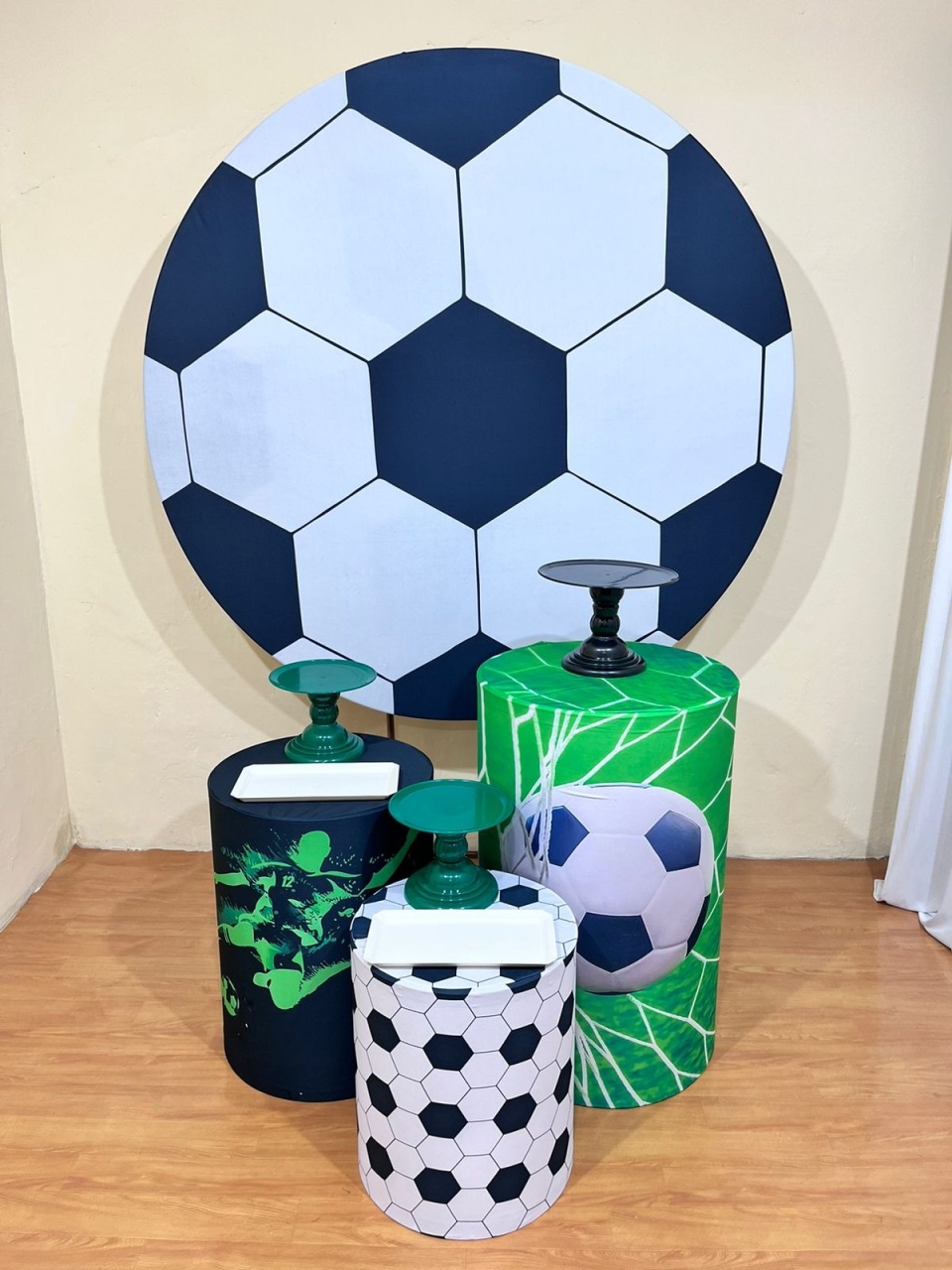 Futebol - Festa Completa  - Kit Parabéns - PEGUE E MONTE CATALAGO VEM FESTEJAR PALMAS
