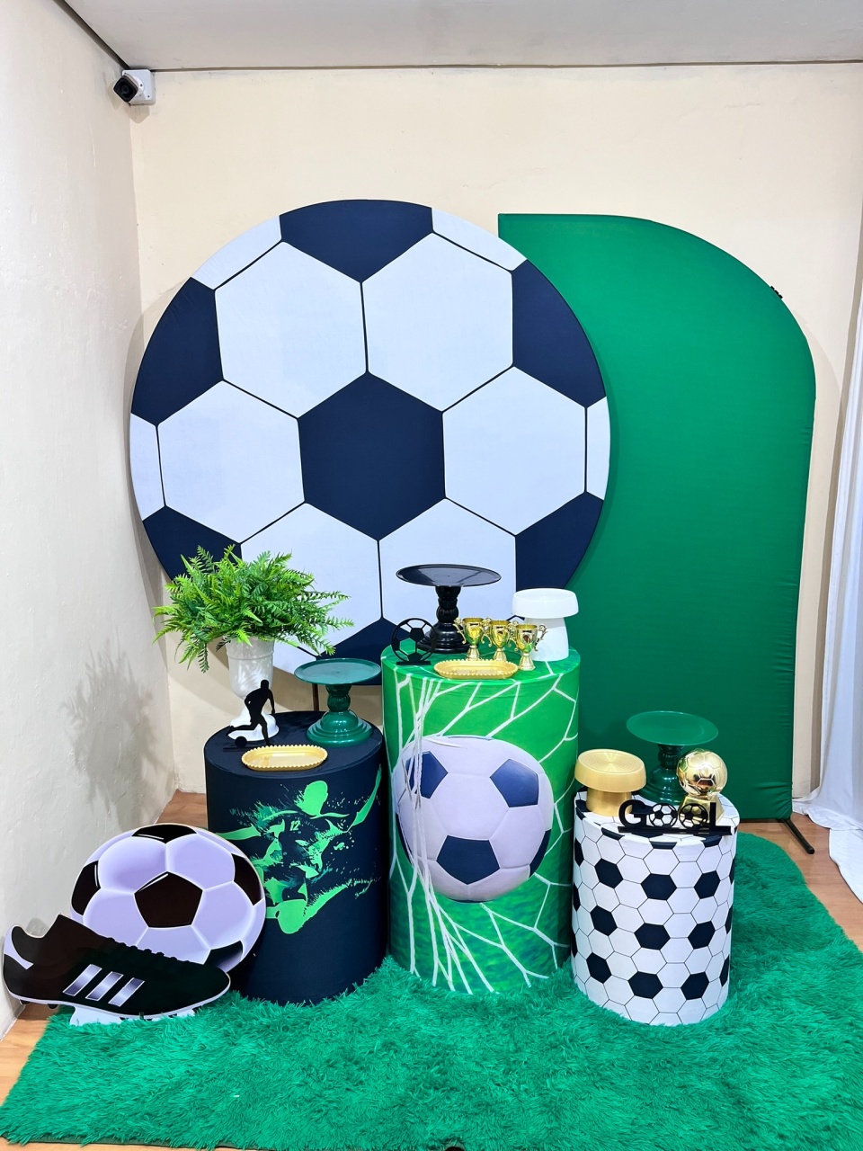 Futebol Verde - Festa Completa  - Kit Comemore - PEGUE E MONTE CATALAGO VEM FESTEJAR PALMAS