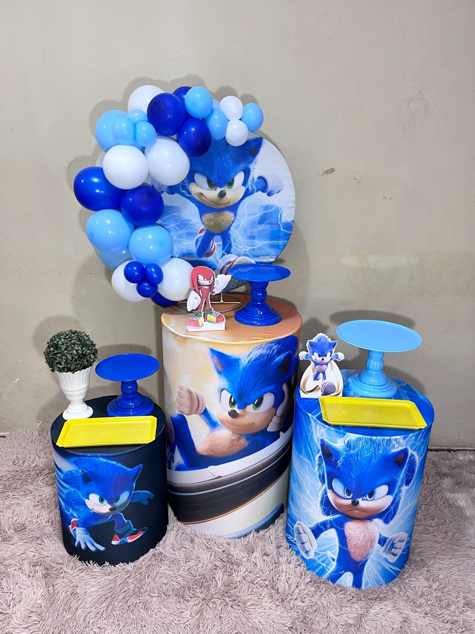 Sonic - Mini Festa - Kit Festão - PEGUE E MONTE CATALAGO VEM FESTEJAR PALMAS
