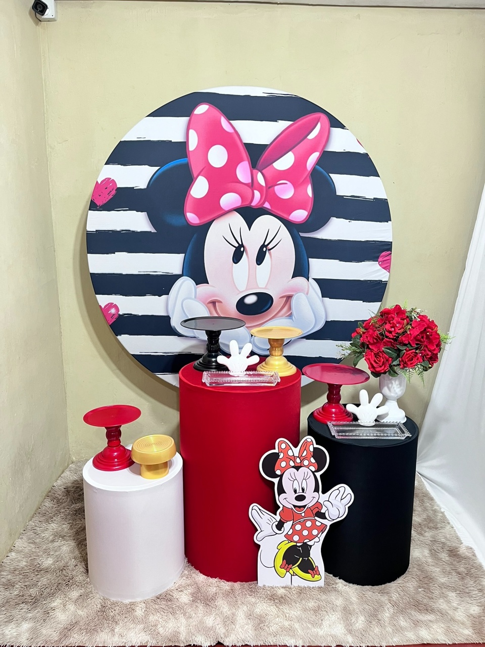 Minnie Vermelha - Completa - Kit Festejar - PEGUE E MONTE CATALAGO VEM FESTEJAR PALMAS
