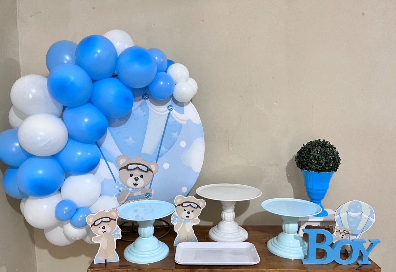 Urso Baloeiro - Mini Festa - Kit Parabéns - PEGUE E MONTE CATALAGO VEM FESTEJAR PALMAS