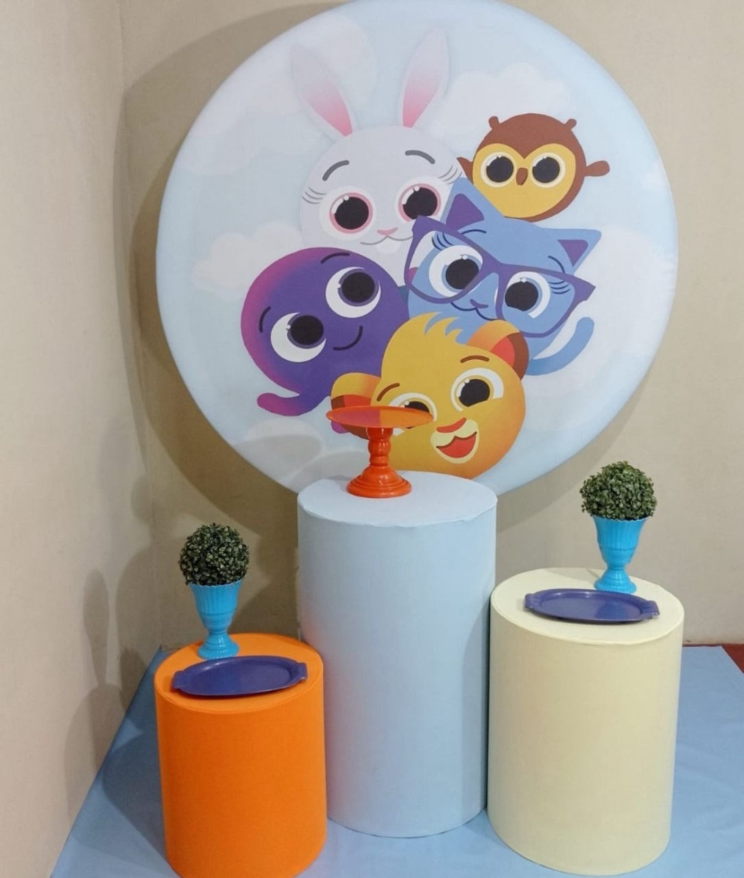 Bolo Fofos - Meninos - Festa Completa - Kit Parabéns - PEGUE E MONTE CATALAGO VEM FESTEJAR PALMAS