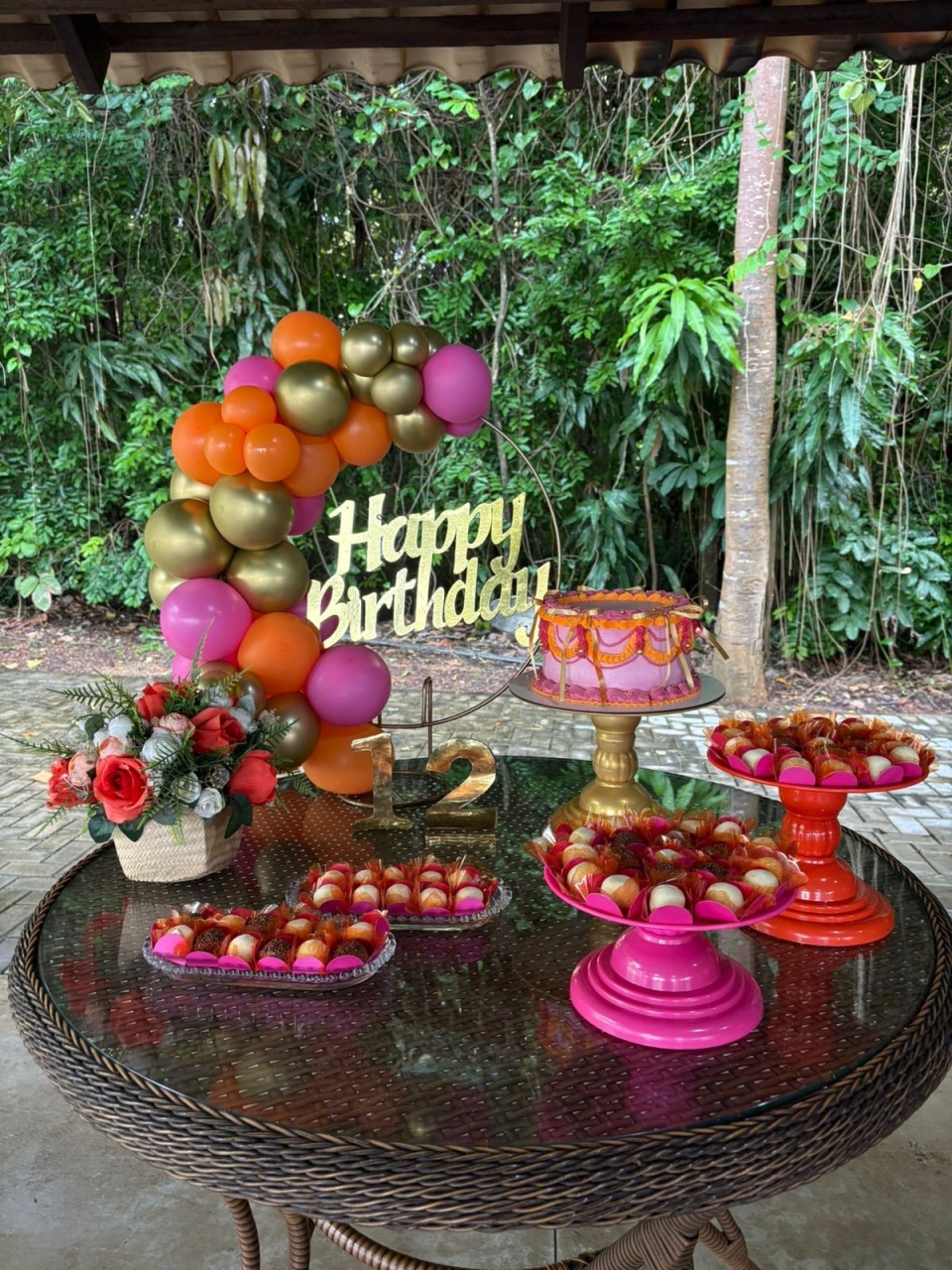 Tropical - Happy Birthday Delicado - Kit Festejar - PEGUE E MONTE CATALAGO VEM FESTEJAR PALMAS