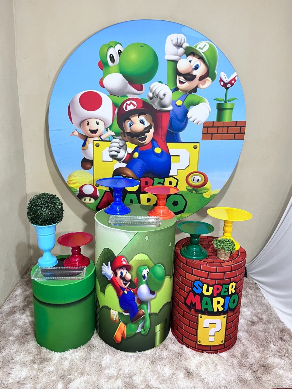 Mario Bros - Festa Completa - Kit Festejar - PEGUE E MONTE CATALAGO VEM FESTEJAR PALMAS