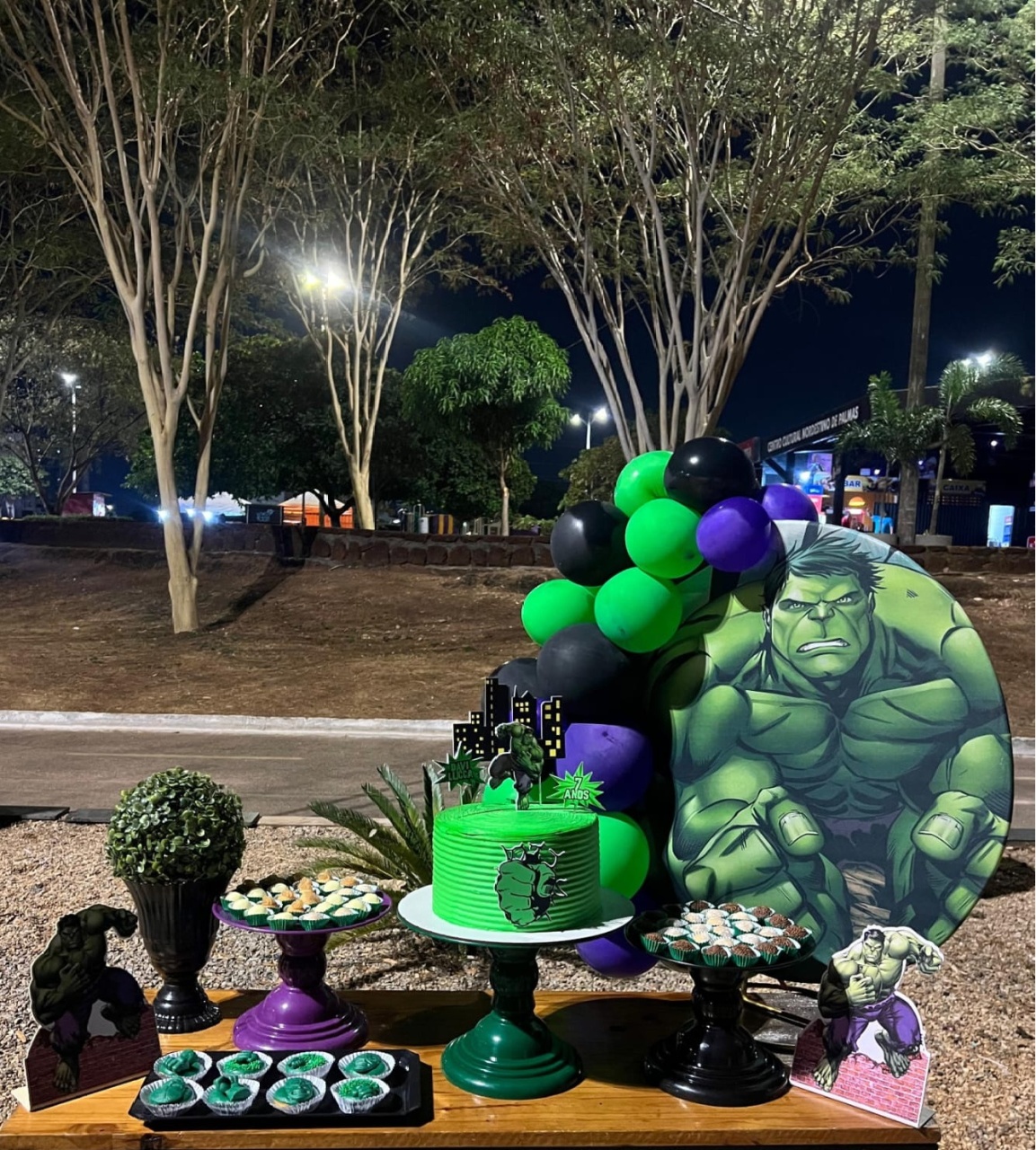 Hulk - Mini Festa - Kit Festejar - PEGUE E MONTE CATALAGO VEM FESTEJAR PALMAS