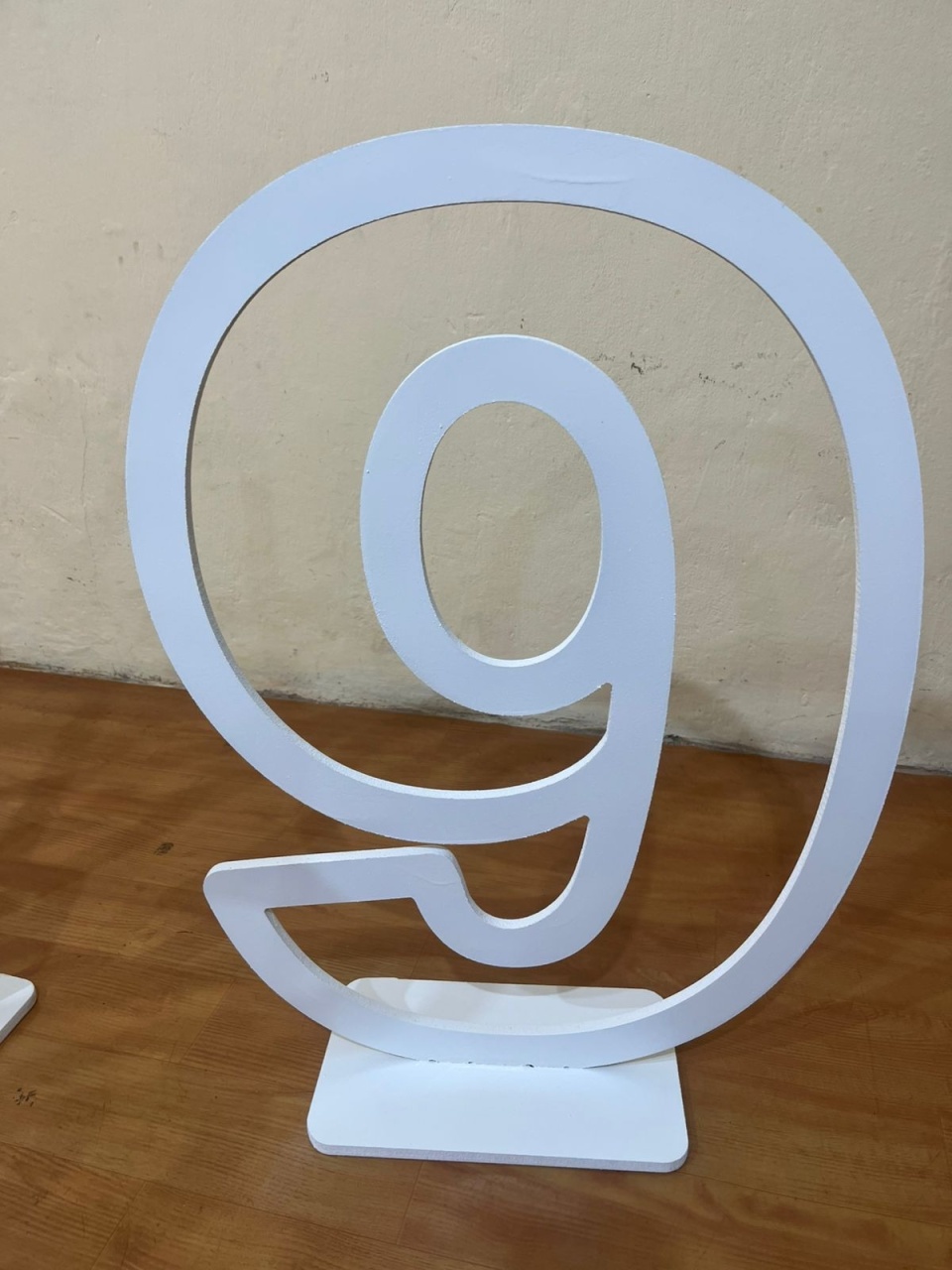 Numero 9  Mdf Branco     - PEGUE E MONTE CATALAGO VEM FESTEJAR PALMAS
