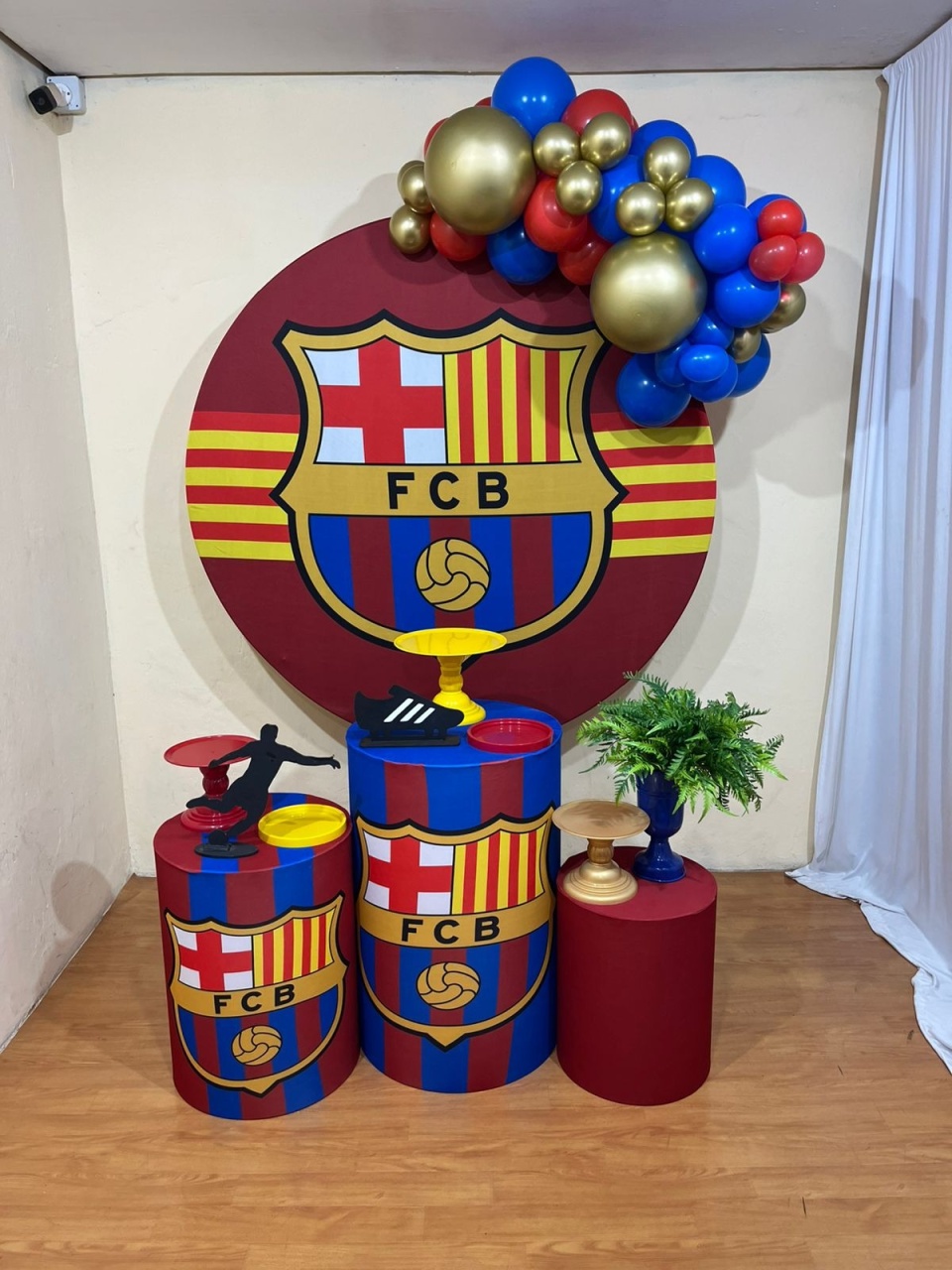 Futebol - Barcelona - Festa Completa  - Kit Festejar - Com Balões - PEGUE E MONTE CATALAGO VEM FESTEJAR PALMAS