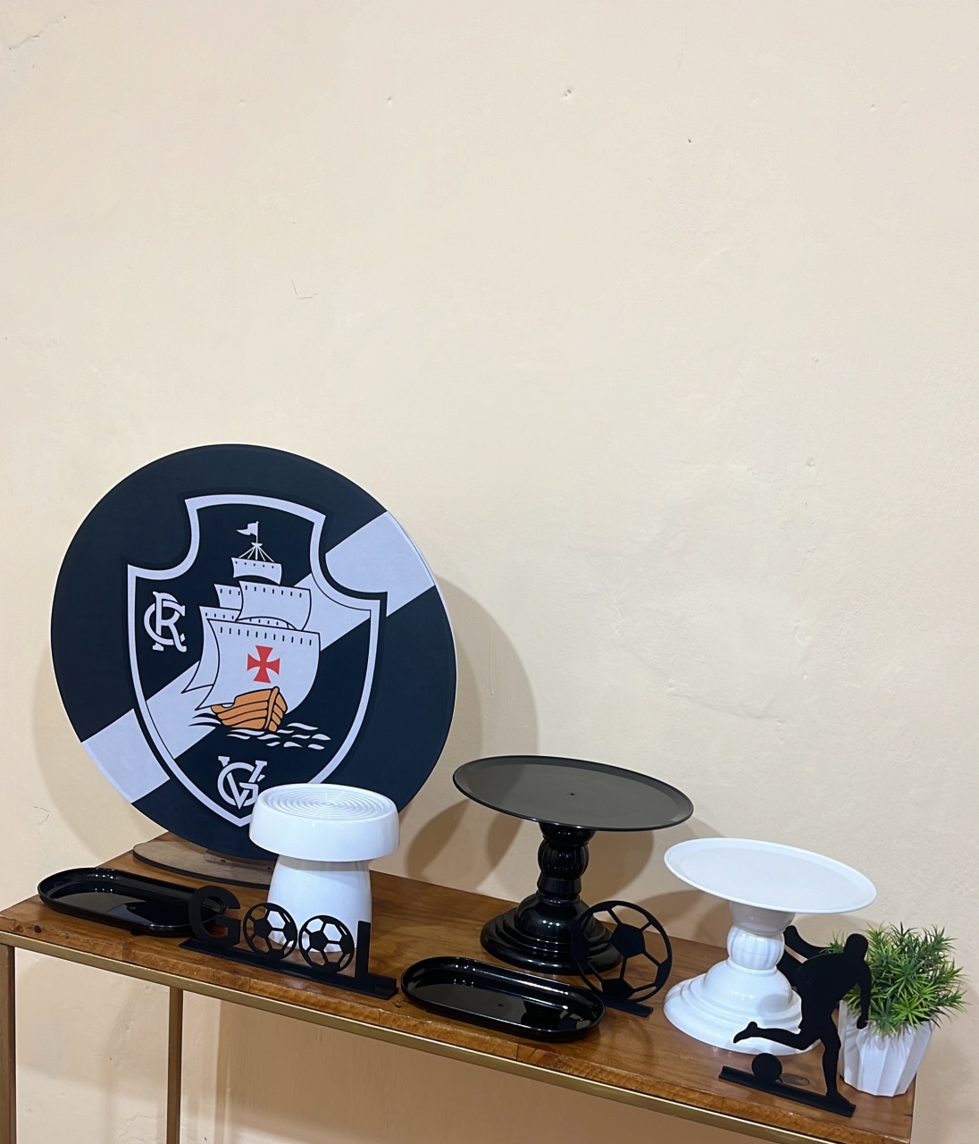 Vasco - Mini Festa Na Mesa - Kit Parabéns - PEGUE E MONTE CATALAGO VEM FESTEJAR PALMAS