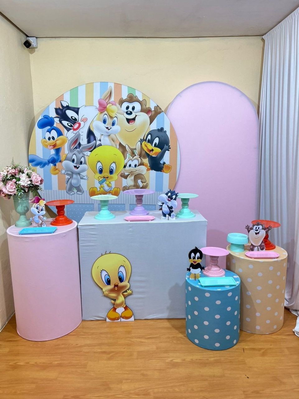 Baby Looney Tunes Menina - Festa Completa - Kit Festão - PEGUE E MONTE CATALAGO VEM FESTEJAR PALMAS