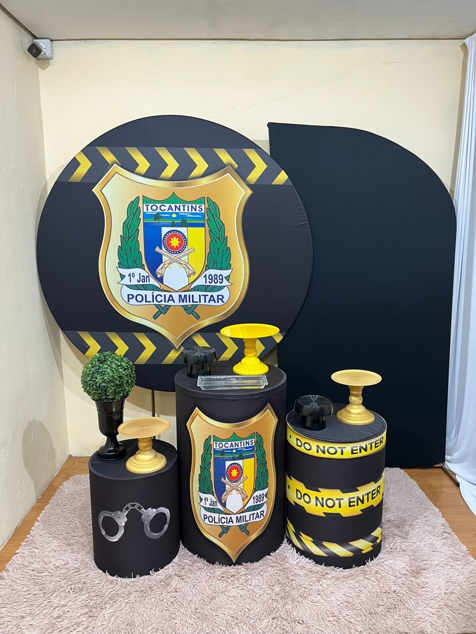 Pm - Policia Militar - Festa Completa - Kit Festejar - PEGUE E MONTE CATALAGO VEM FESTEJAR PALMAS