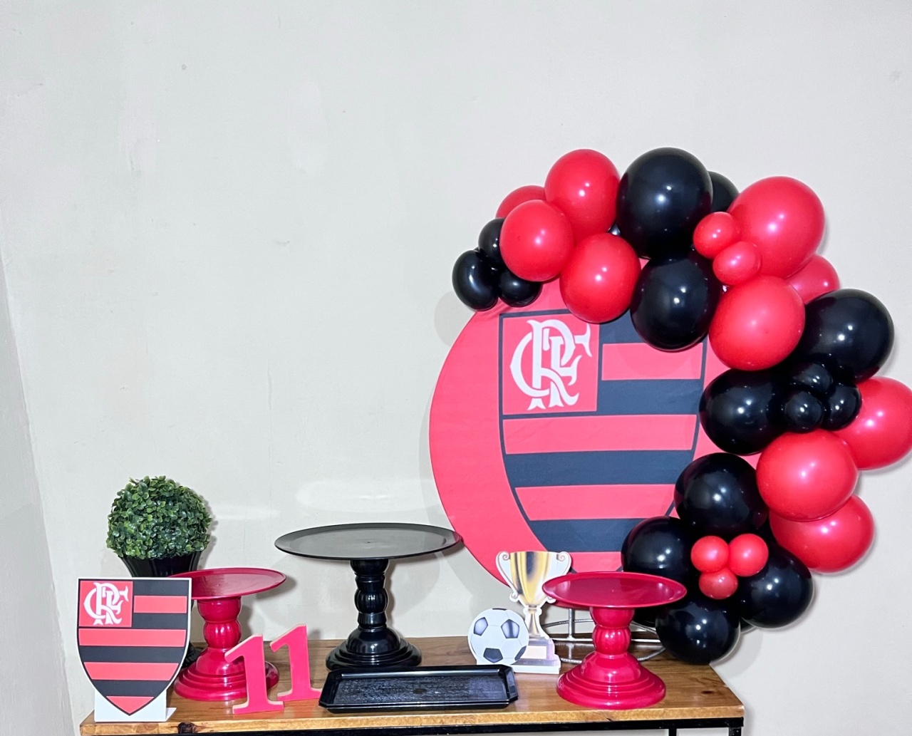 Flamengo  - Mini Festa - Parabéns  (Sem Balões) - PEGUE E MONTE CATALAGO VEM FESTEJAR PALMAS