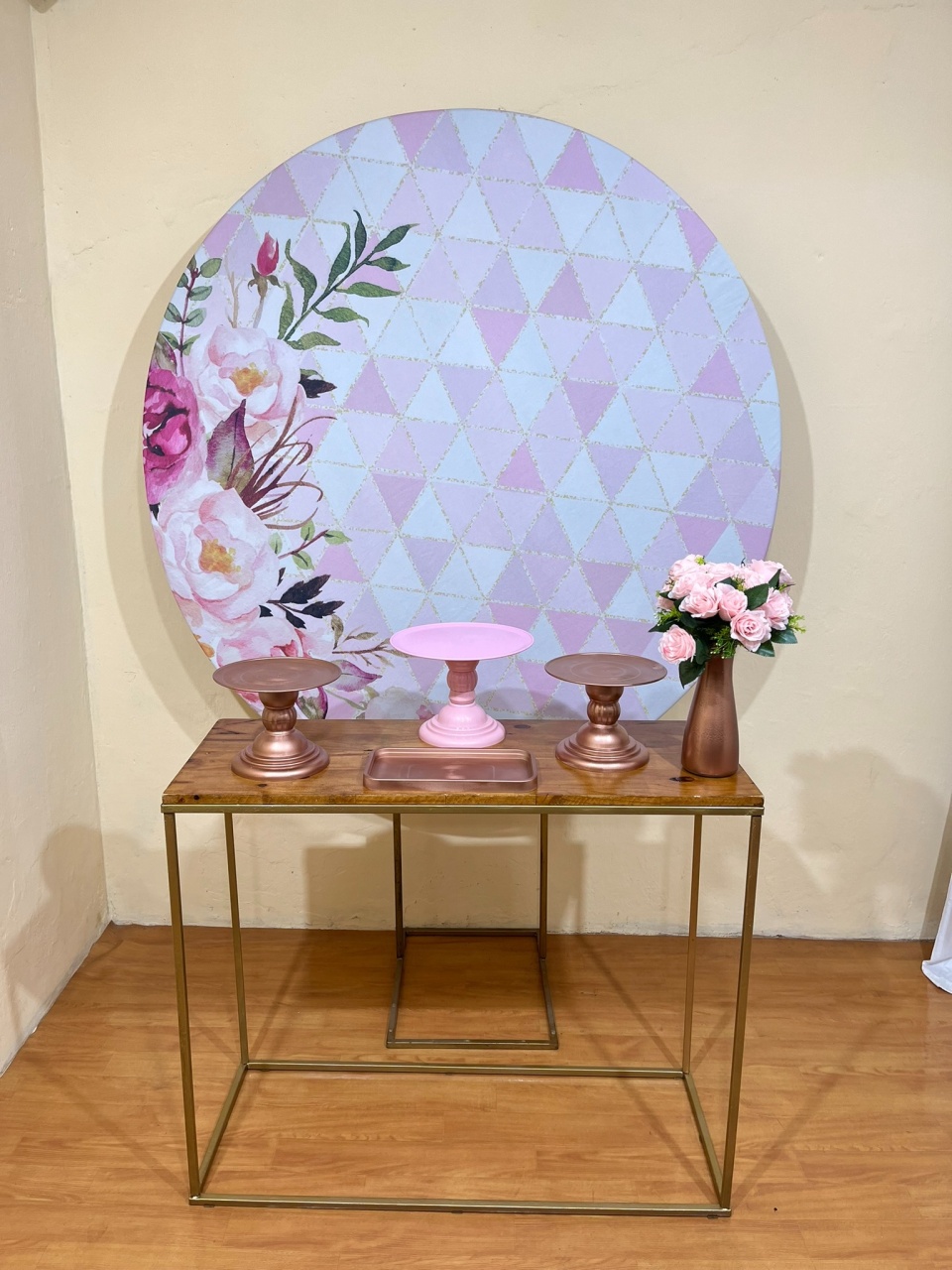 Floral Rosa Delicado 1 - Festa Completa  - Parabéns  - PEGUE E MONTE CATALAGO VEM FESTEJAR PALMAS