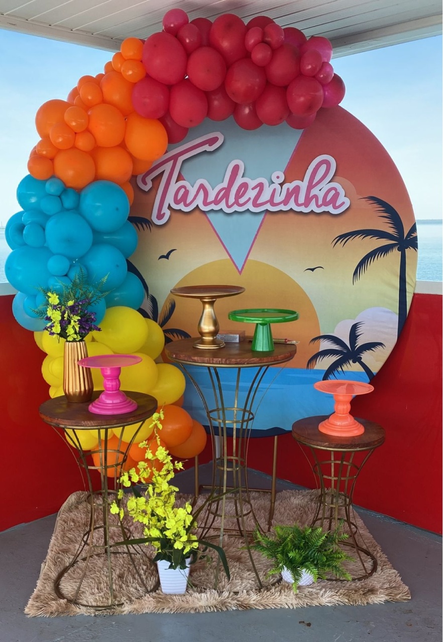 Tardezinha -  Completa - Kit Festejar Com Balões - PEGUE E MONTE CATALAGO VEM FESTEJAR PALMAS