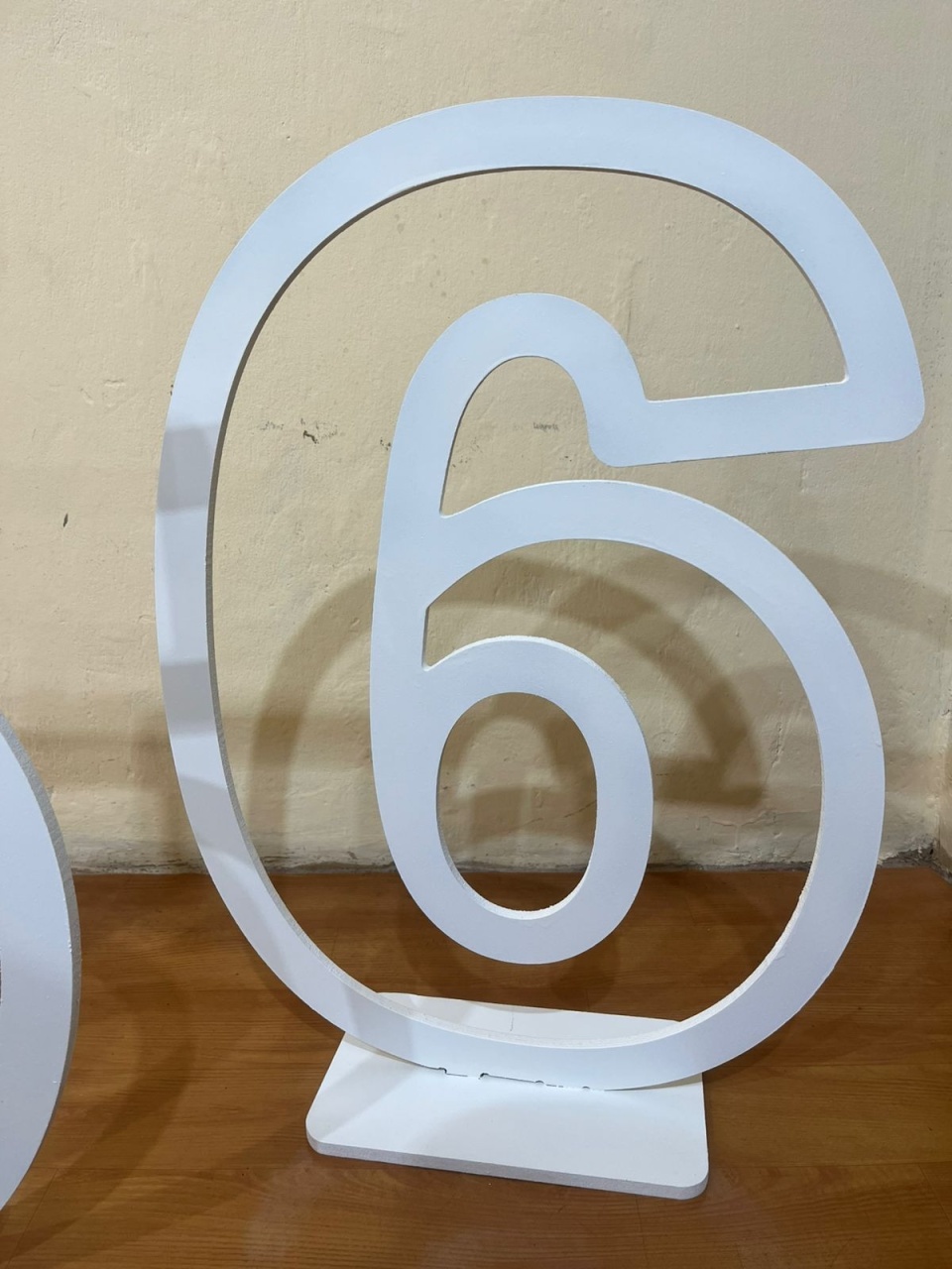 Numero 6  Mdf Branco    - PEGUE E MONTE CATALAGO VEM FESTEJAR PALMAS