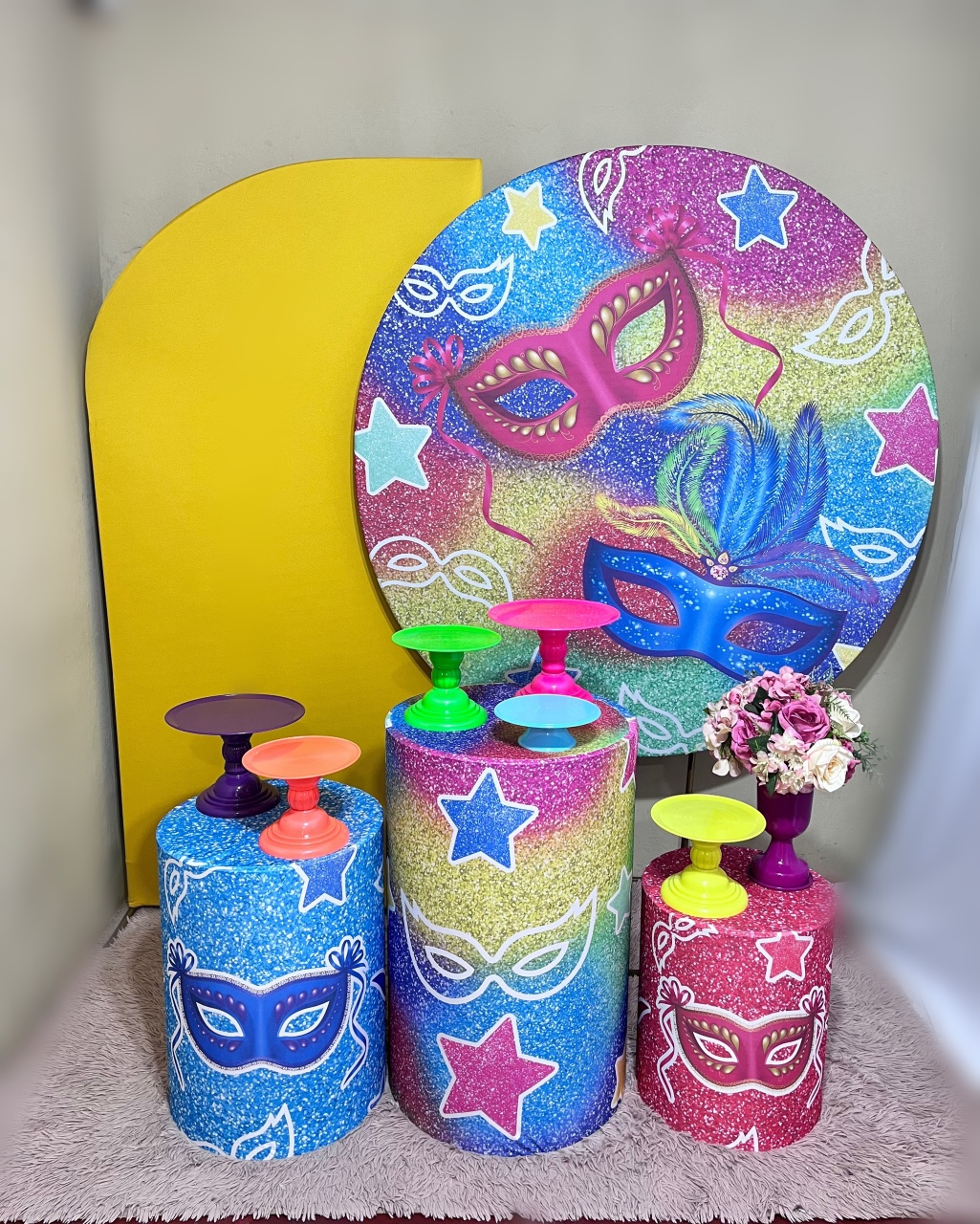 Carnaval Folia - Festa Completa - Kit Comemore - PEGUE E MONTE CATALAGO VEM FESTEJAR PALMAS