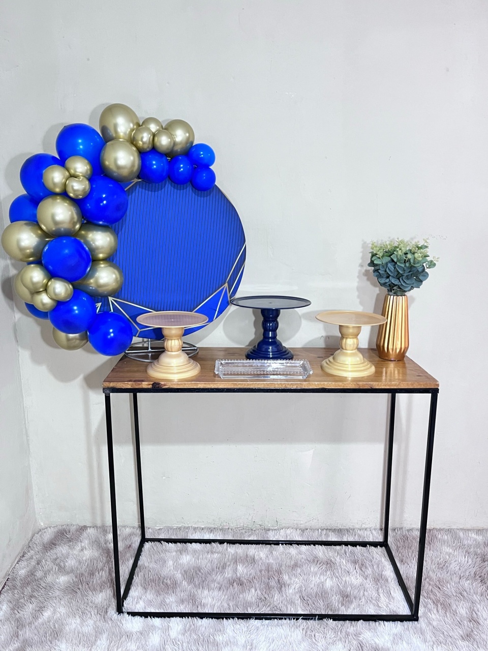 Azul Arabesco - Mini Festa - Kit Comemore - PEGUE E MONTE CATALAGO VEM FESTEJAR PALMAS